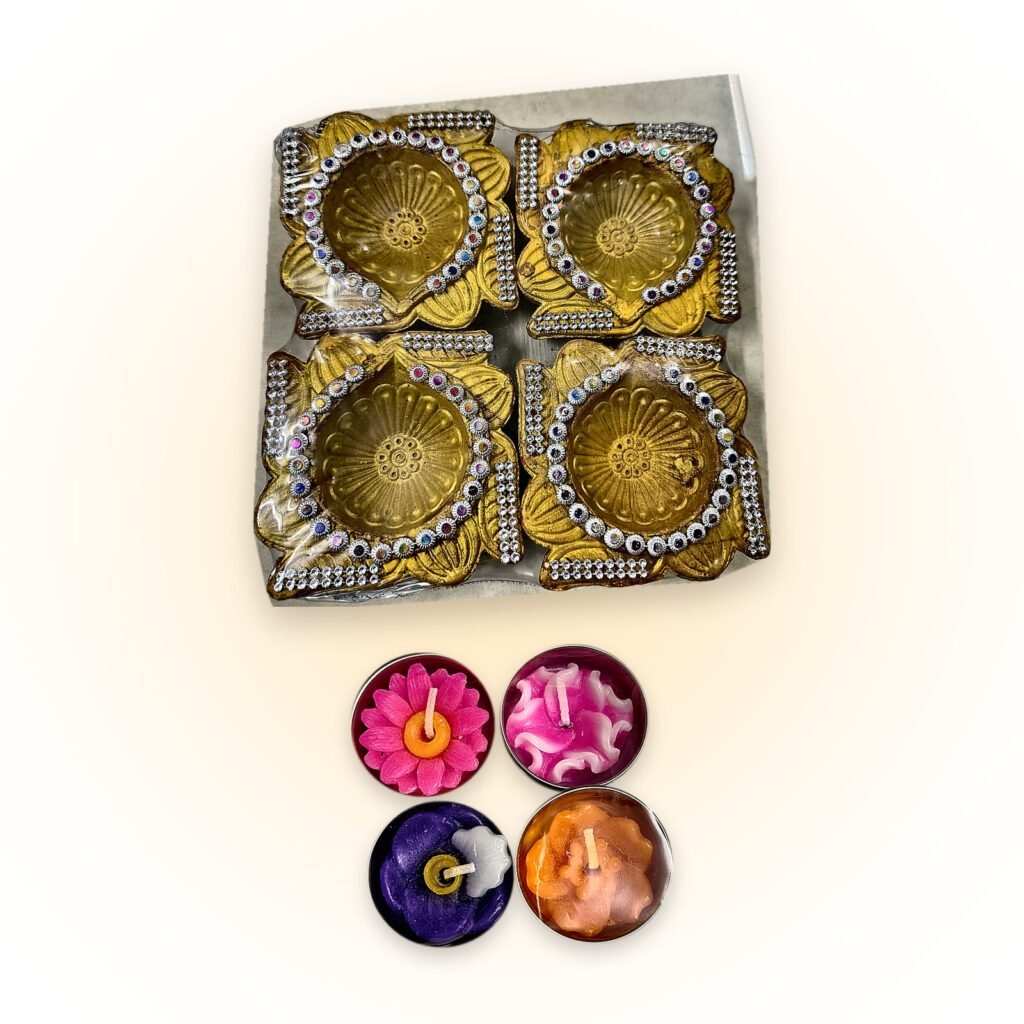 Swarna Deep: Golden Diyas and Floating Candles: whats inside