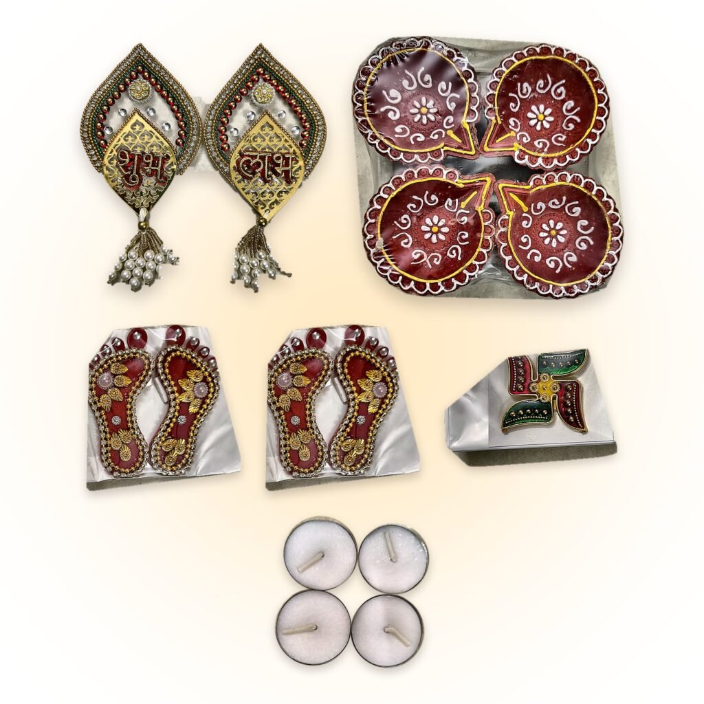 Mangal Red Diya Hamper: whats inside